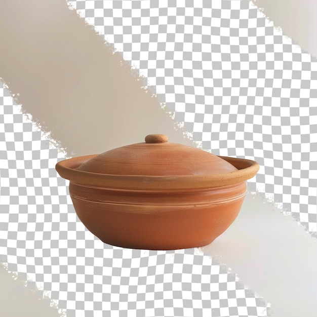 a pot is on a white surface with a white background