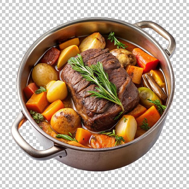 pot roast isolated transparent background