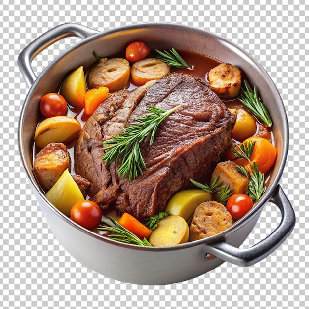 pot roast isolated transparent background