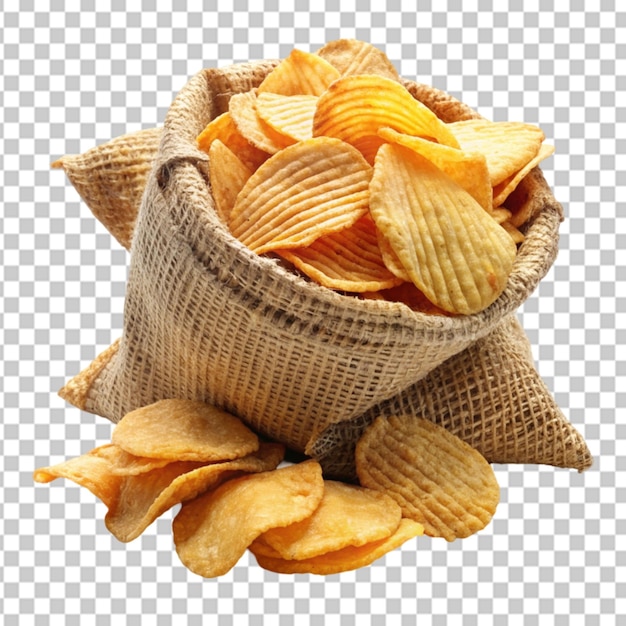 potato chips Transparent background