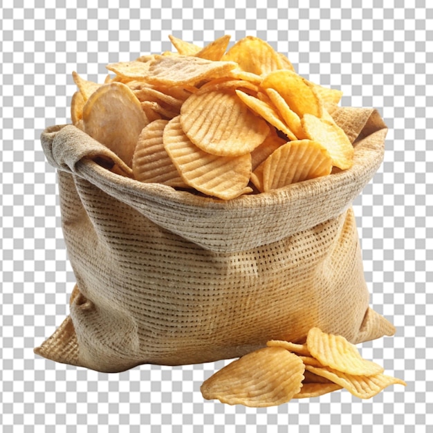 potato chips Transparent background