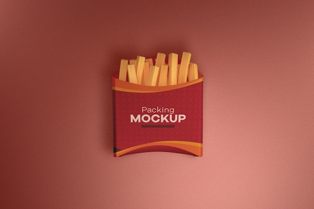 potato packaging mockup