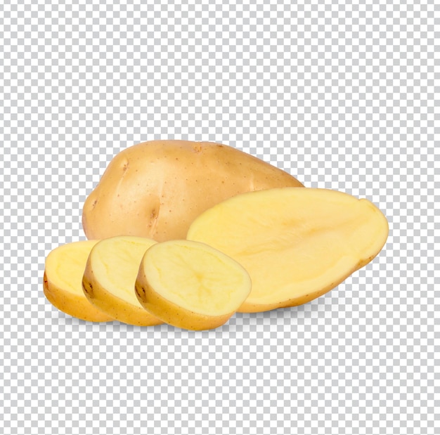 Potatoes isolated Premium PSD