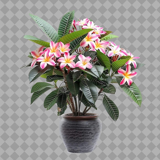 PSD a potted plant with a flower in it that says quot flowers quot