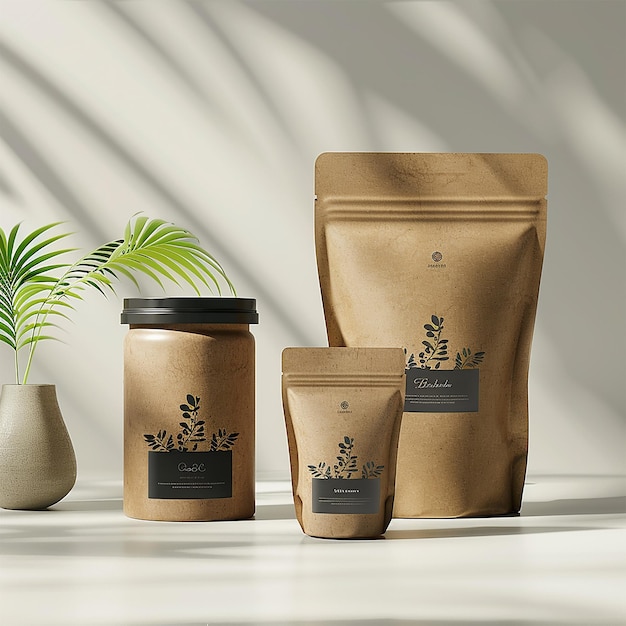 Pouch Packaging Mockup