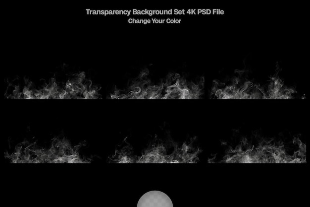 Powder or smoke effect isolated on black background