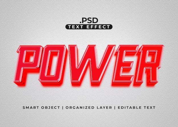 Power Text Effect