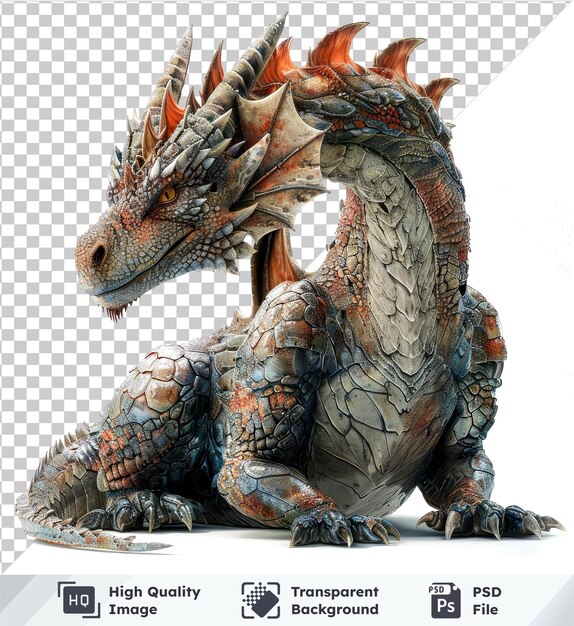 premium of 3d dragon on transparent background no image detected