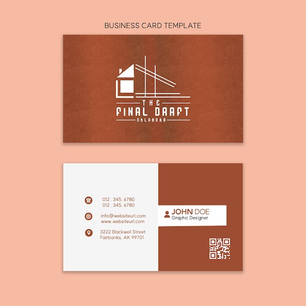 Premium Business Card Background Templates Flat Design Illustration