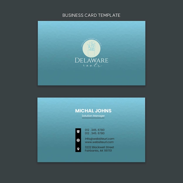 Premium Business Card Template Design Art Image