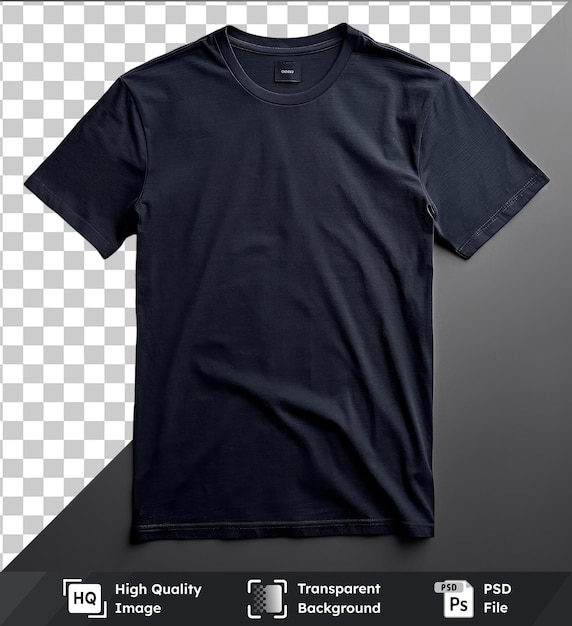 premium of front view capture a premium t shirt indigo technical materials fabric label