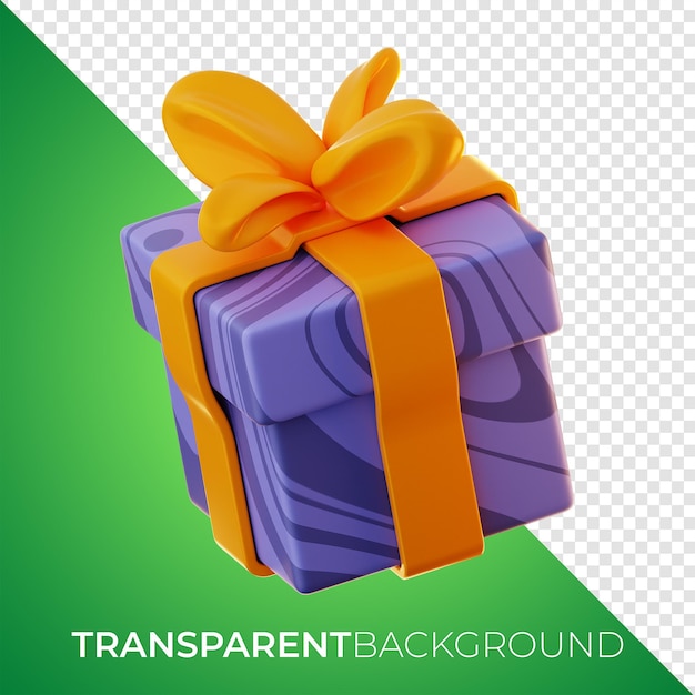 Premium game gift box icon 3d rendering on isolated background PNG