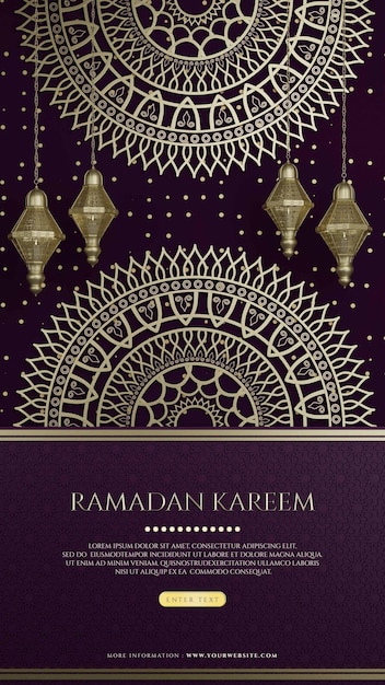 premium luxury ramadan background