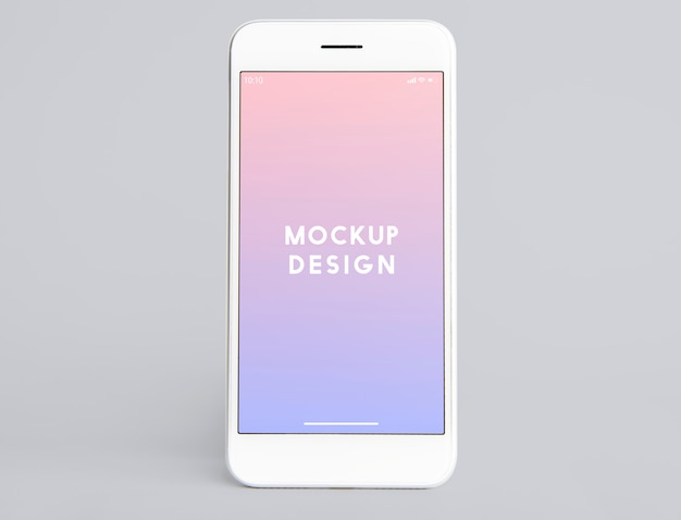 PSD premium mobile phone screen mockup template