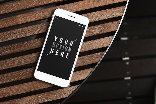 PSD premium mobile phone screen mockup template