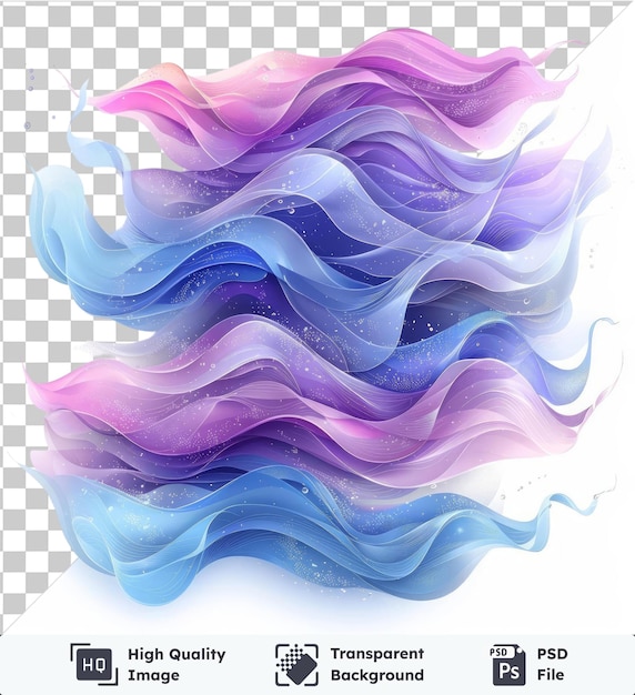 premium neon abstract waves vector symbol oceanic glows in the dark