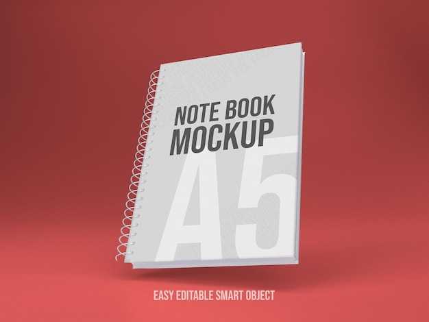 premium notebook mockup 3d editable smart object