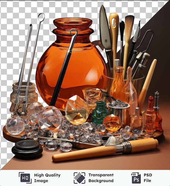 Premium Picture of realistic photographic Glassblower_s tools