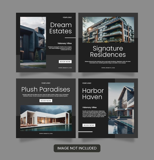 Premium PSD Real Estate social media post