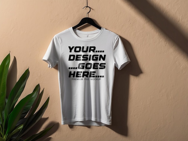 Premium Realistic T shirt Mockup