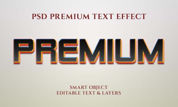 Premium Text Effect Design