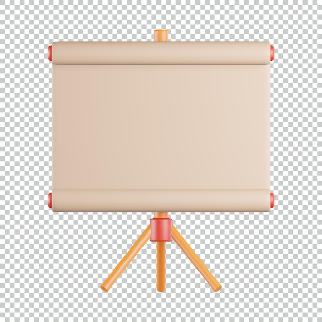 Presentation Board 3D Icon