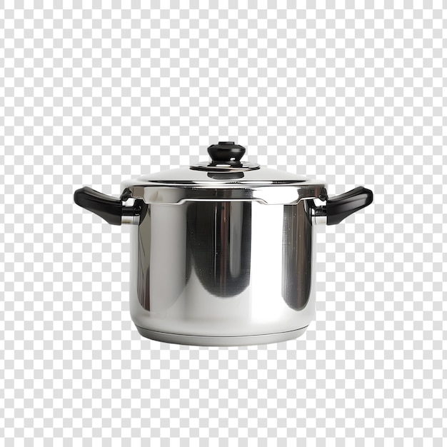 PSD pressure cooker isolated on transparent background