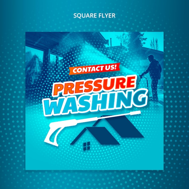 PSD pressure washing template design