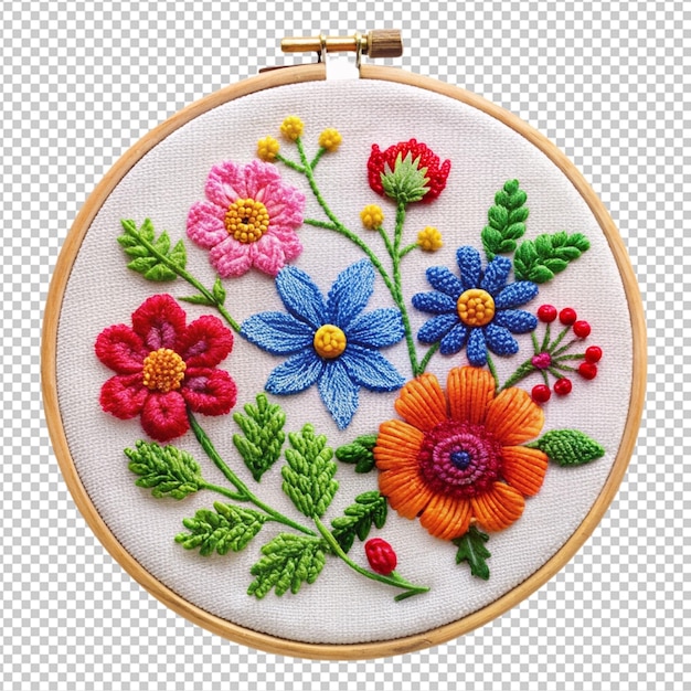 pretty embroidered isolated