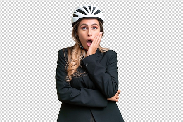 Pretty Uruguayan woman over isolated background