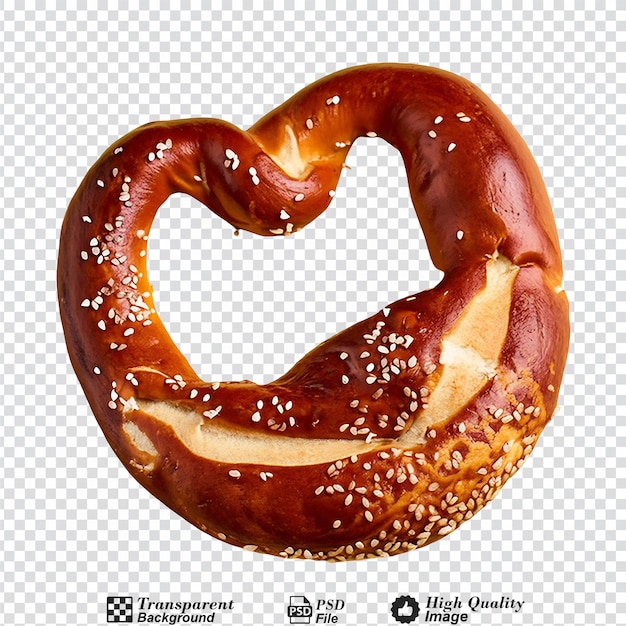 PSD pretzels isolated on transparent background