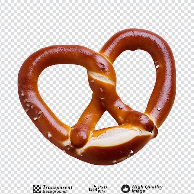 Pretzels isolated on transparent background