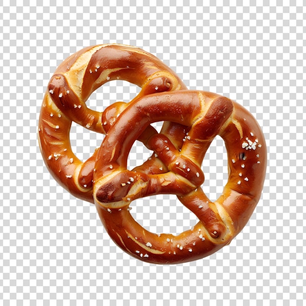 PSD pretzels isolated on a transparent background