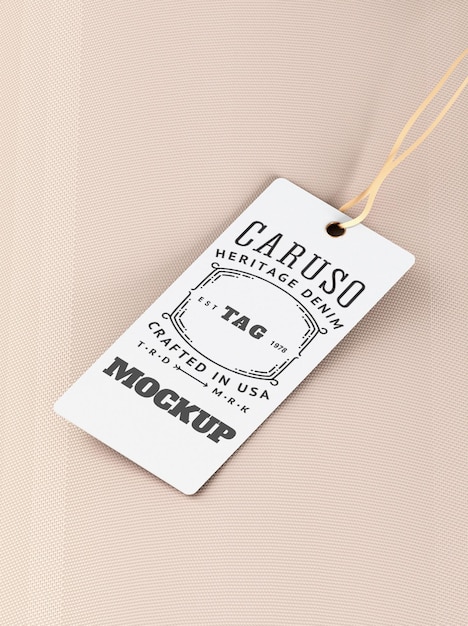 price tag mockup design