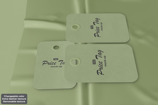 Price tag mockup