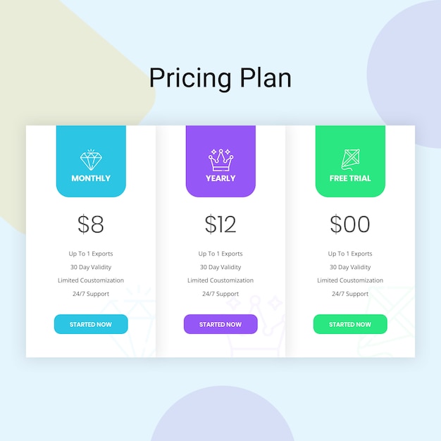 Pricing Package Plan