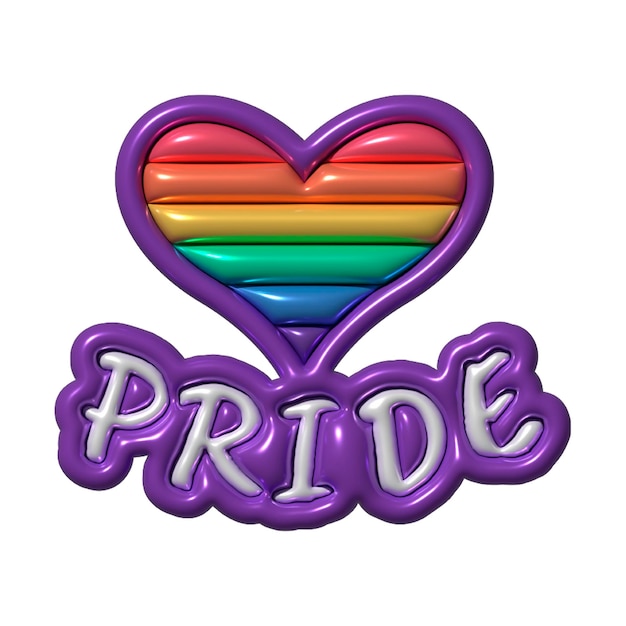 PSD pride heart