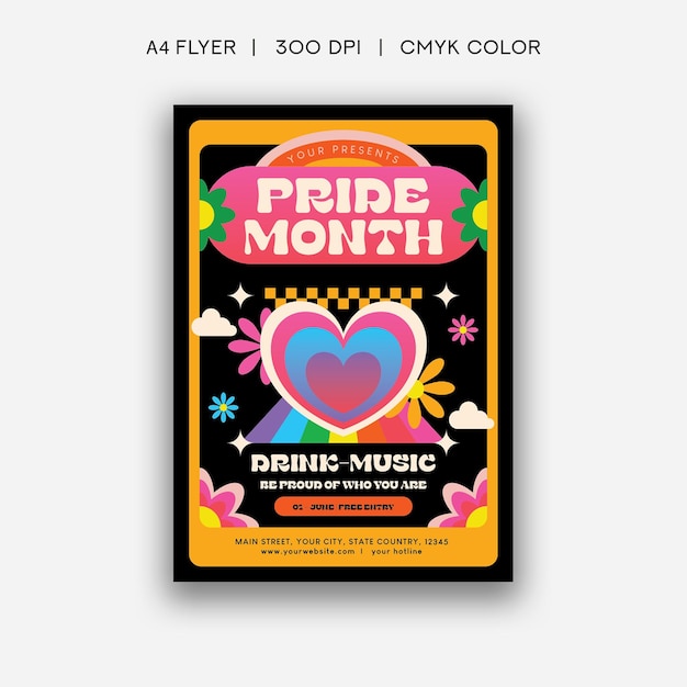 PSD pride month flyer