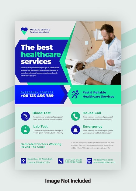 Print Ready Medical Flyer Template