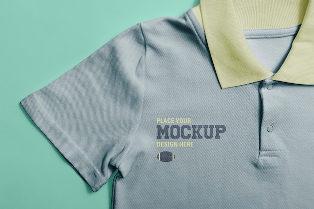 Printed kids t-shirt mock-up