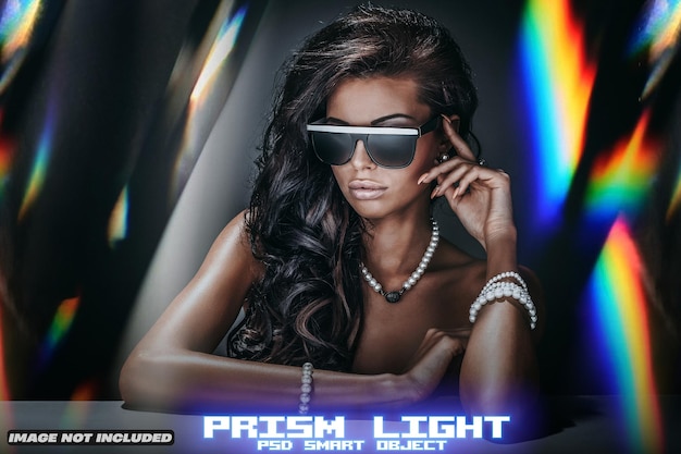 Prism Light Photoshop Effect Smart Object PSD