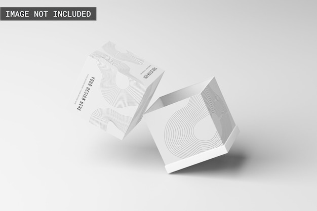 Product box mockup open