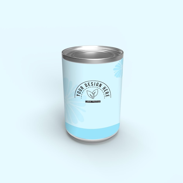 PSD product label mockup