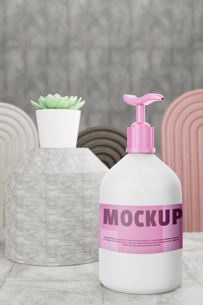 Product Mockup Beauty Cosmetic Product Mockup Pum Bottle Mockup Cosmetic Spray Mockup