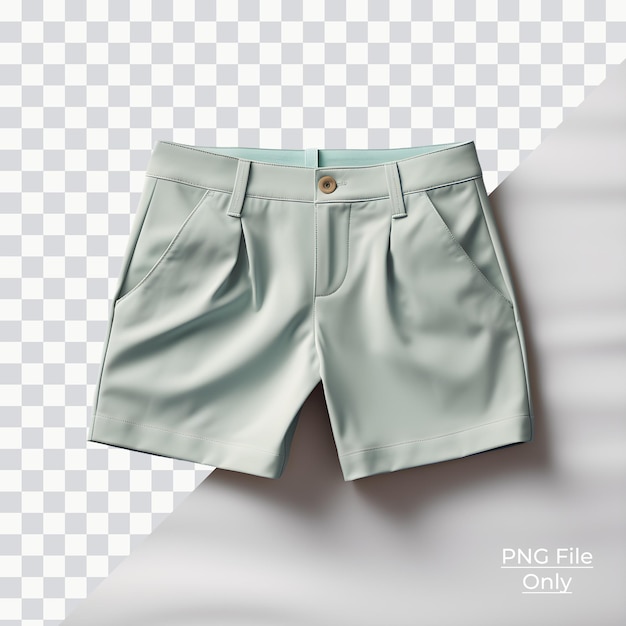 Product shot of a fashionable woman's shorts