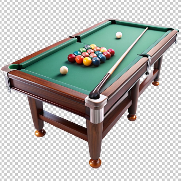 PSD professional american pool table green with balls