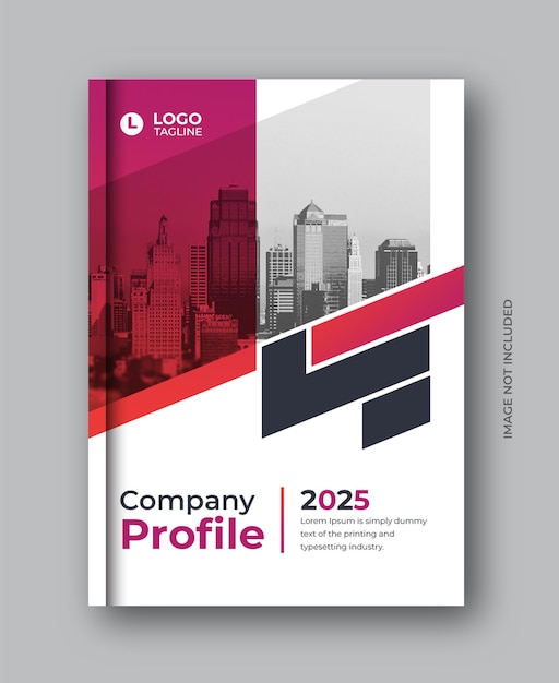 Professional booklet company profile booklet business brochure design template