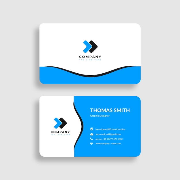 professional business card design psd template