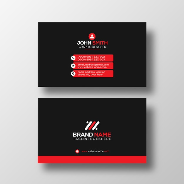 Professional Business Card Design Template