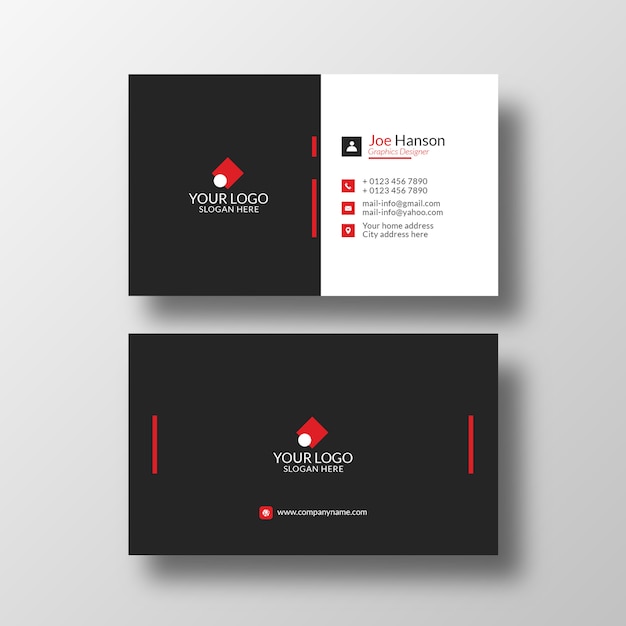 Professional Business Card Design Template